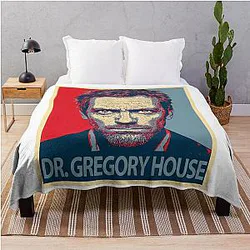 Dr. Gregory House Throw Blanket
