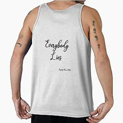 Everybody Lies, Gregory House M.D. Tank Top is cleaned to: Everybody Lies Gregory House M.D. Tank Top