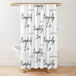 Everybody Lies Gregory House M.D. Shower Curtain