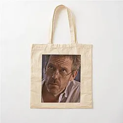 Cute Gregory House with Cotton Tote Bag