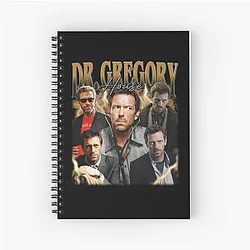 Dr. Gregory House 90s Vintage Spiral Notebook