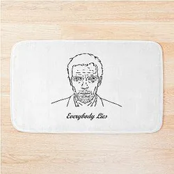Everybody Lies House MD Dr Gregory House Bath Mat