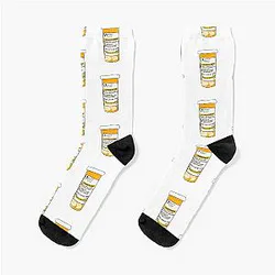 House MD Gregory House Pill Bottle Socks