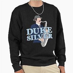 Duke Silver Classic T-Shirt Pullover Sweatshirt