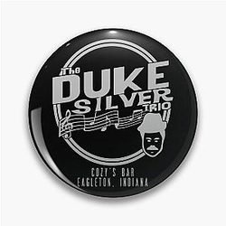 Duke Silver Trio Pin
