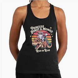 Princess Donut Mongo Dungeon Crawler Carl Inspired Racerback Tank Top