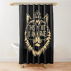 Dungeon Crawler Carl This Is Outrage Princess Donut and Mongo Shower Curtain