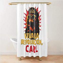 Dungeon Crawler Carl Funny Cat Shower Curtain