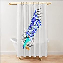 Dungeon Crawler Carl Blue Shower Curtain