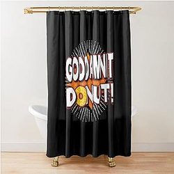 God Donut Dungeon Crawler Shower Curtain