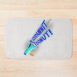 Dungeon Crawler Carl Donut Blue Bath Mat
