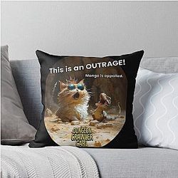 Dungeon Crawler Carl - This is an outrage Throw Pillow