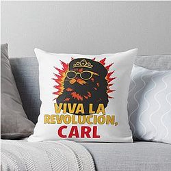 Dungeon Crawler Carl Funny Cat Throw Pillow