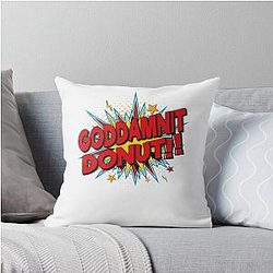 Dungeon Crawler Carl Donut Throw Pillow
