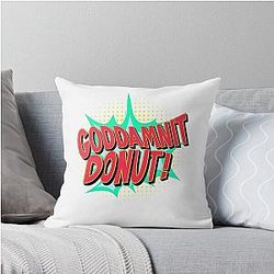 Dungeon Crawler Carl Donut Throw Pillow