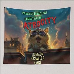 Dungeon Crawler Carl - Princess Donut has committed an atrocity Tapestry