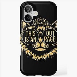 Dungeon Crawler Carl This Is Outrageous Princess Donut And Mongo iPhone Tough Case