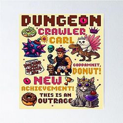 Dungeon Crawler Carl and Princess Donut, Mongo Poster