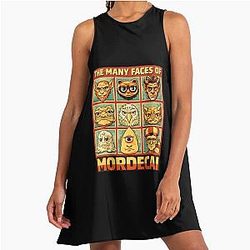 The Many Faces of Modric's Dungeon Crawler Carl's A-Line Dress