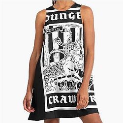 Dungeon Crawler Wizard A Line Dress