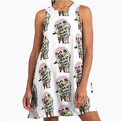 Our get along shirt Dungeon crawler Carl A-Line Dress