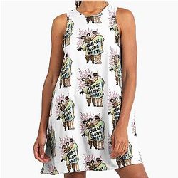 Our get-along shirt Dungeon crawler A-Line Dress