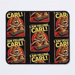 I Am Yelling  Carl Fantasy Bookish Mouse Pad