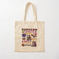 Dungeon Crawler Carl, Princess Donut and Mongo Cotton Tote Bag
