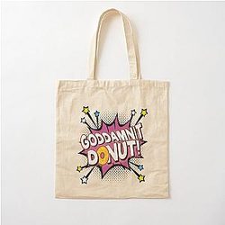 Dungeon Crawler Carl Donut Cotton Tote Bag