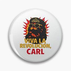 Dungeon Crawler Carl funny cat Pin