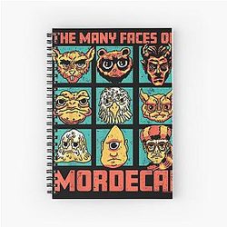 Dungeon Crawler Carl Many Faces of Mordecai Spiral Notebook