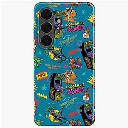 Dungeon Crawler Carl 80s Chaos Pattern Inspired - LitRPG Reading Gift Matt Dinniman Samsung Galaxy Soft Case
