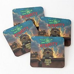 Dungeon Crawler Carl - Princess Donut Has Committed an Atrocity! Coasters Set of 4