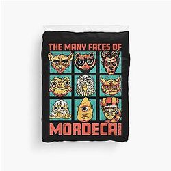 Dunger Crawler Carl - Many Faces of Mordecai Duvet Cover