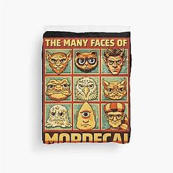 The Many Faces of Modercai - Dungeon Crawler Car Duvet Cover