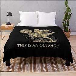 Dungeon Crawler Carl This is an Outrage Princess Donut Mongo Throw Blanket