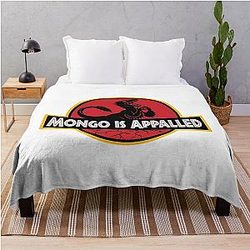 Mongo Is Appalled - Dungeon Crawler Carl - Appalled Throw Blanket