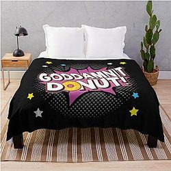 Dungeon Crawler Carl Donut Throw Blanket
