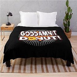 God Donut Dungeon Crawler Carl Throw Blanket