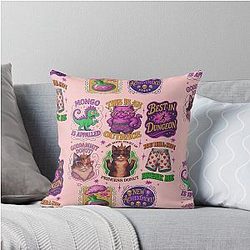 Book Vintage Dungeon Crawler Throw Pillow