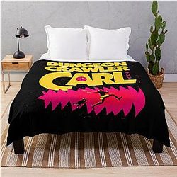 Dungeon Crawler Carl Black Throw Blanket