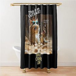 Dungeon Crawler Carl - This is an outrage Shower Curtain