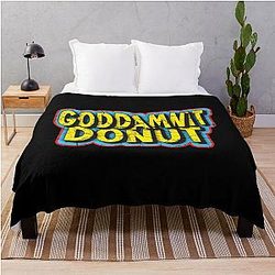 Goddamnit Donut Dungeon Crawler Carl Throw Blanket