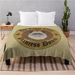 Princess Donut Dungeon Crawler Carl Logo Throw Blanket