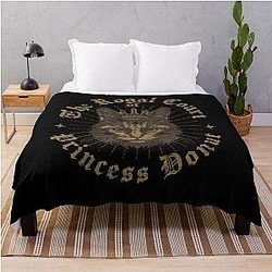 Dungeon Crawler Carl Princess Donut Logo Throw Blanket