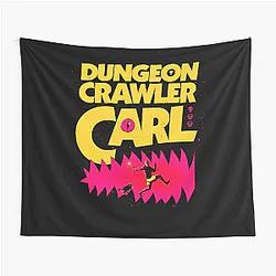 Dungeon Crawler Carl Black 1533 Tapestry