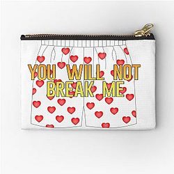 You will not break me Carl Zipper Pouch