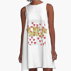 You will not break me Carl A-Line Dress