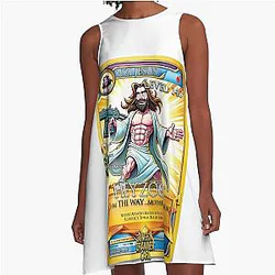 Dungeon Crawler Carl A-Line Dress Uzi Jesus