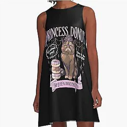 Princess Donut Dungeon Crawler Carl Fan Art A-Line Dress